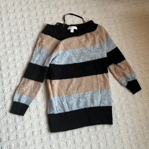 Kenar cropped sweater with stripes